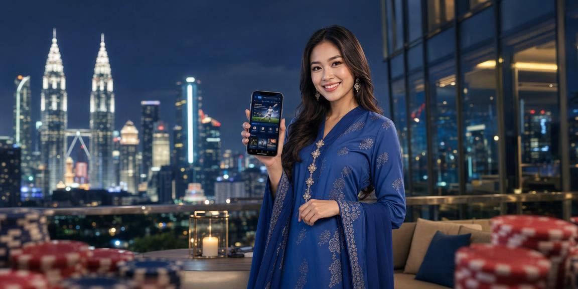 Pemain Malaysia menggunakan telefon untuk bermain slot jackpot smg4 di Seremban